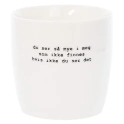 Trygve Skaug krus du ser 30 cl hvit