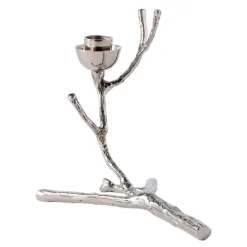 Twiggy lysestake XS 18 cm gull sølv