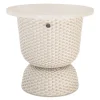 Twist bord med oppbevaring 44x43 cm champagne