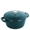 Twister støpejernsgryte 24 cm 4L la mer