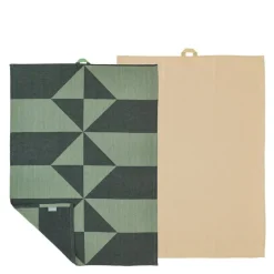 Twist kjøkkenhåndkle 50x70 cm 2 stk hedge green