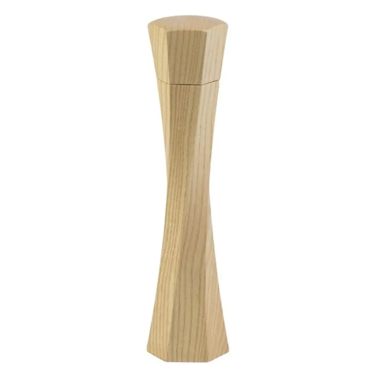 Twist salt- og pepperkvern keramisk 26 cm lys asketre