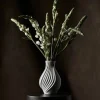 Twist vase 18 cm hvit