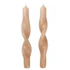 Twist vridde lys 2,4x23 cm walnut