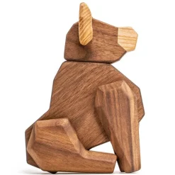 Tyr trefigur 15 cm valnøtt/ask