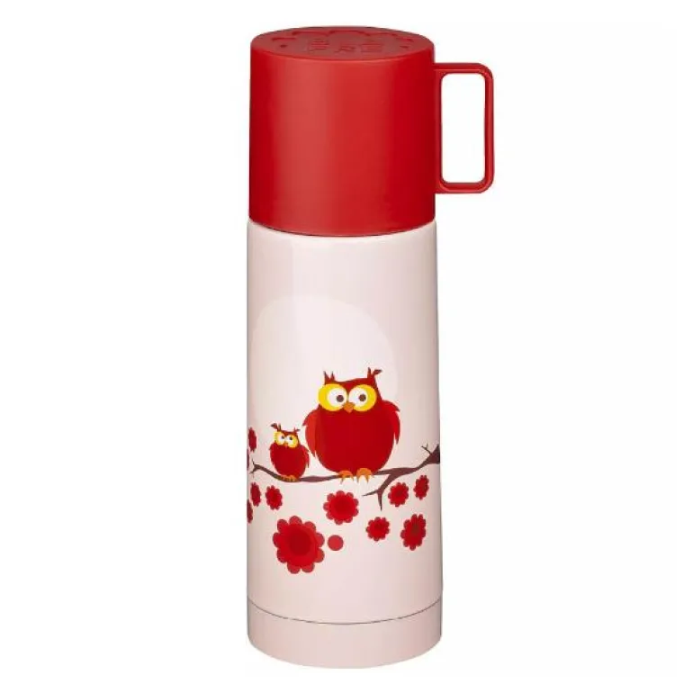 Ugle termos rød 350 ml