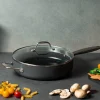 Ultimate Pro keramisk sautepanne 28 cm med lokk svart