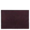 Unicolor gulvmatte 90x60 cm bordeaux