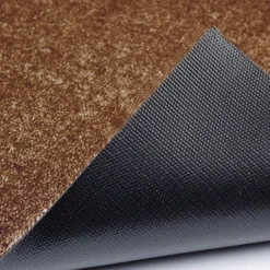 Unicolor gulvmatte 200x90 cm cognac