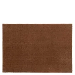 Unicolor gulvmatte 130x90 cm cognac