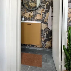 Unicolor gulvmatte 40x60 cm cognac