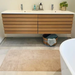 Unicolor gulvmatte 120x67 cm ivory