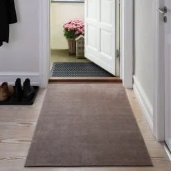 Unicolor gulvmatte 130x90 cm sand/beige