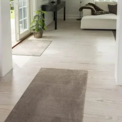 Unicolor gulvmatte 90x60 cm sand/beige