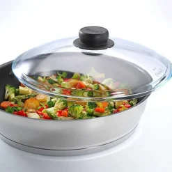 Universal glasslokk m/knott 28 cm
