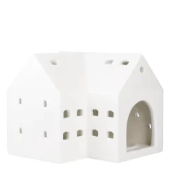 Urbania lyslykt 10,5 cm stall hvit