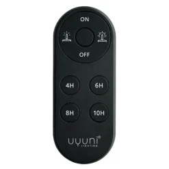 Uyuni fjernkontroll til LED-lys oval svart