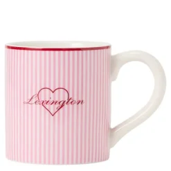 Valentine's krus 42 cl rosa/hvit/rød