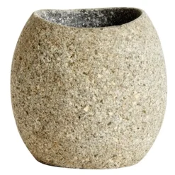 Valley eggeglass 6x11 cm stein grå