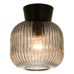 Vanja plafond 20 cm svart/røykfarget