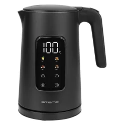 Vannkoker med termostat 1,7L svart
