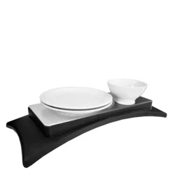 Varmeplate dobbel 850W svart