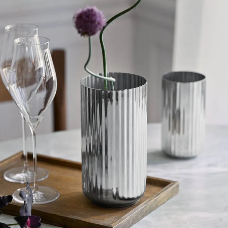 Vase 20,5 cm rustfritt stål