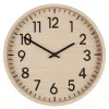 Veggklokke 33 cm tre