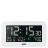 Vekkerklokke digital 13,5 cm hvit