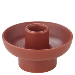 Vela lysestake 9 cm rød