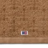 Velour jacquard ornament håndkle 30x50 cm fudge