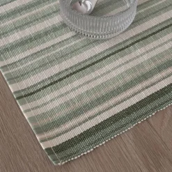 Vibeke Klint bordbrikke tynn stripe 33x48 cm green