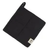 Vide grytelapp 20x20 cm svart