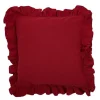 Vide putetrekk 48x48 cm rød