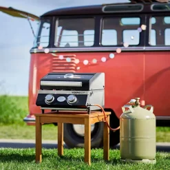 Videro gassgrill G2-P 4400W svart