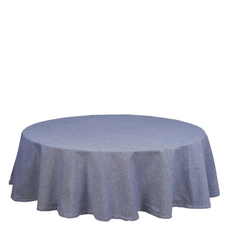 Vide rund bordduk Ø160 cm denim