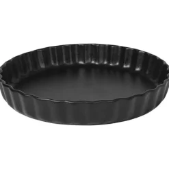 Vig ovnfast tertefat 29x4,5 cm antikk svart