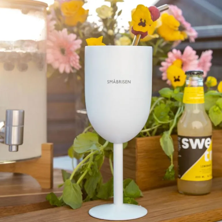 Vinglass termo SMÅBRISEN 40 cl hvit