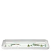 Vinter fat rektangulært 36x12 cm Ildfast porselen hvit