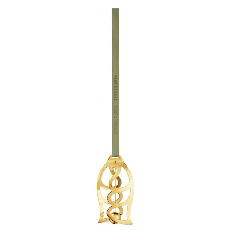 Vår 2026 ornament 18K gullbelagt stål