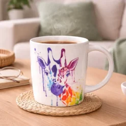 Watercoloured krus 40 cl Sjiraff