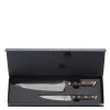 Wengè knivsett 2 deler kokkekniv + universalkniv