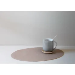 West kuvertbrikke oval 43x28 cm grå