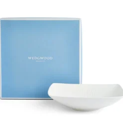 White Folia skulpturell skål 26 cm