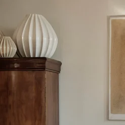Wide vase S 15x15 cm Ivory