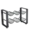WineNest vinstativ 6 flasker svart
