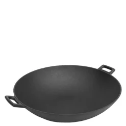 Wokpanne 37 cm støpejern