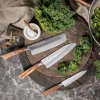 Wood chopper kniv 16,5 cm sølv