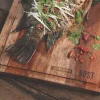 Wooden board skjære- og serveringsfjøl 40x28 cm brun