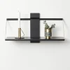 Wood wall hylle 32x25x60 cm svart